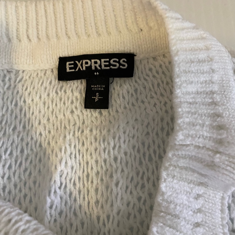 Express Cold-Shoulder Sweater - Picture 3 of 3